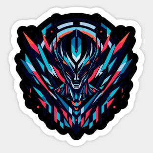 Extraterrestrial Geometry: Alien Mystique Sticker